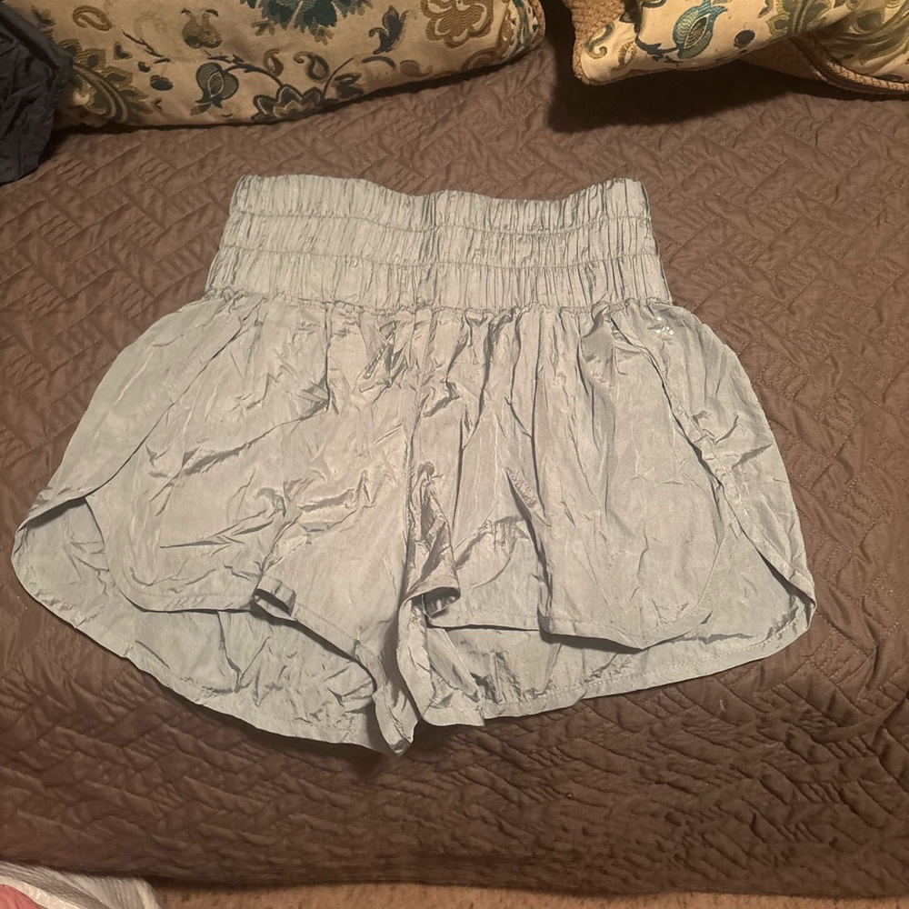 Free People Light Gray Athletic Shorts
